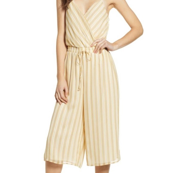 Row A | NWT striped culotte jumpsuit - Picture 3 of 11